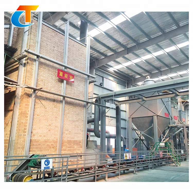 Печь для плавления стекла для производства керамических фритов