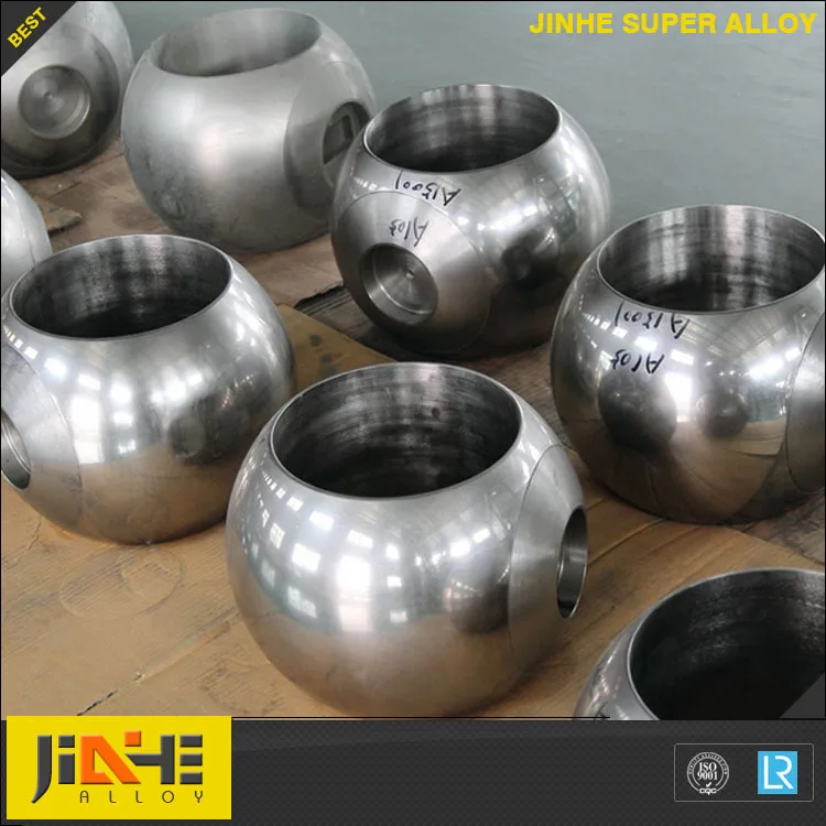 
Durable hollow brass nickel HASTELLOY B-3 alloy valve ball 