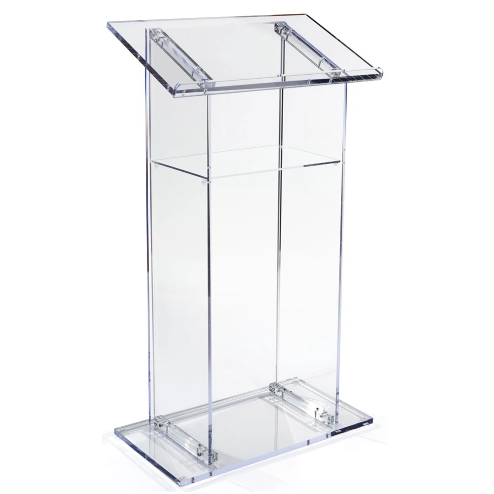Прозрачная акриловая пластиковая люцитовая кафедра
