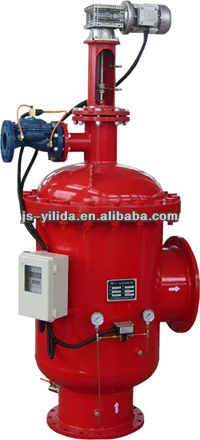 150 micron mesh screen automatic Suction self cleaning filter to remove solid for cooling water