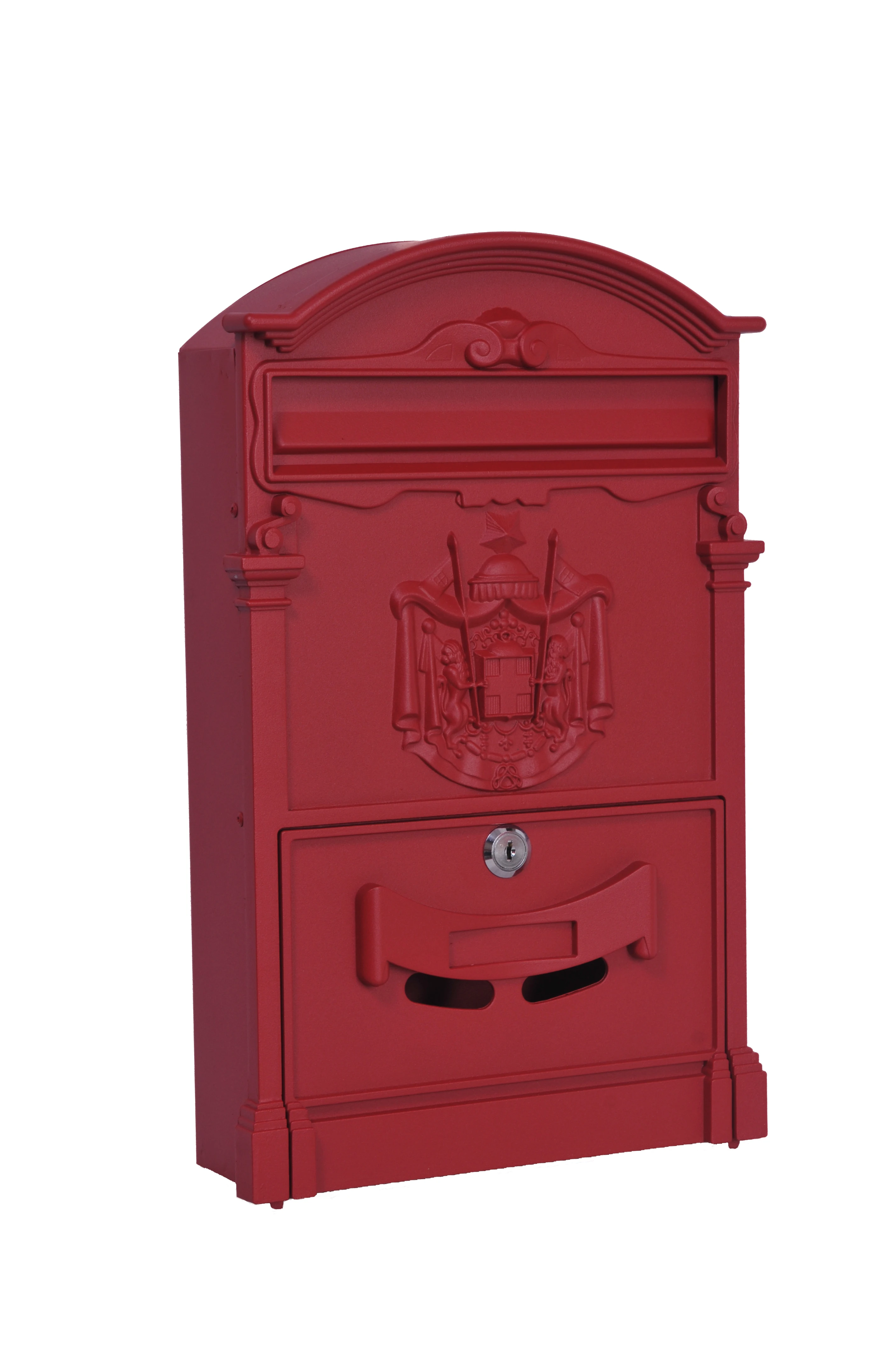 
High Quality popular cast aluminium post office box mailbox 