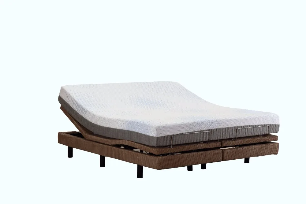 Konfurt bedroom furniture  massage function up down bed electric bed adjustable kind size bed frame