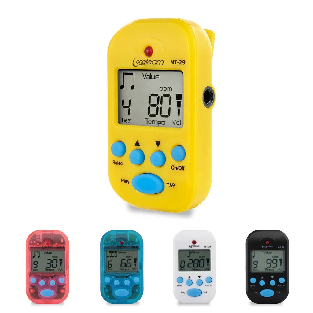 Мини-гитара укулеле с зажимом и бас-метрономом, скрипка, пианино, музыкальные инструменты, аксессуары, электронный метроном