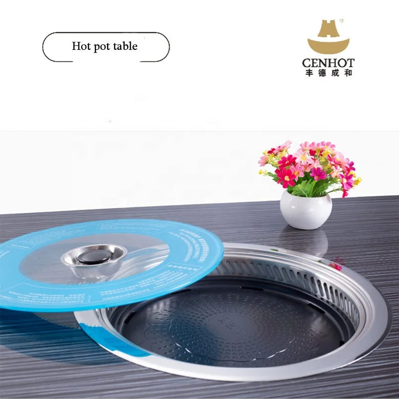 Электрические корейские столы для барбекю без дыма и столы для барбекю-гриля для ресторана барбекю гриль-стол