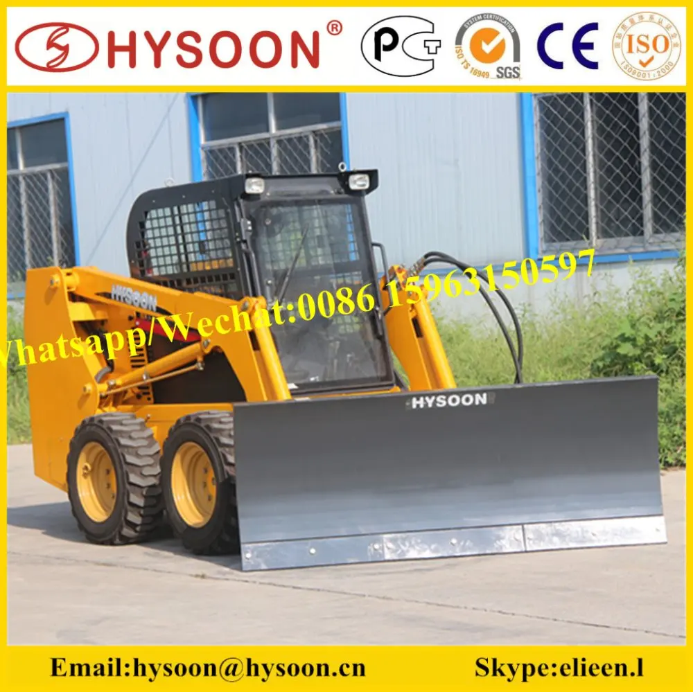 Utility diesel engine Hysoon skid steer loader for sale