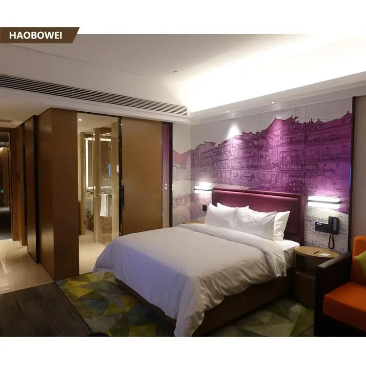 5 Star Hotel Project Hampton by Hilton Hotel Bedroom Supplier New Design Modern Attractive Hotel Furniture