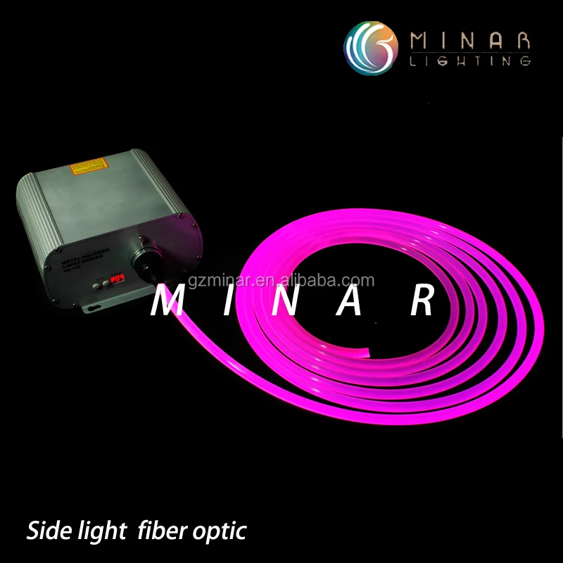 new products outdoor Side glow fiber optic rope light