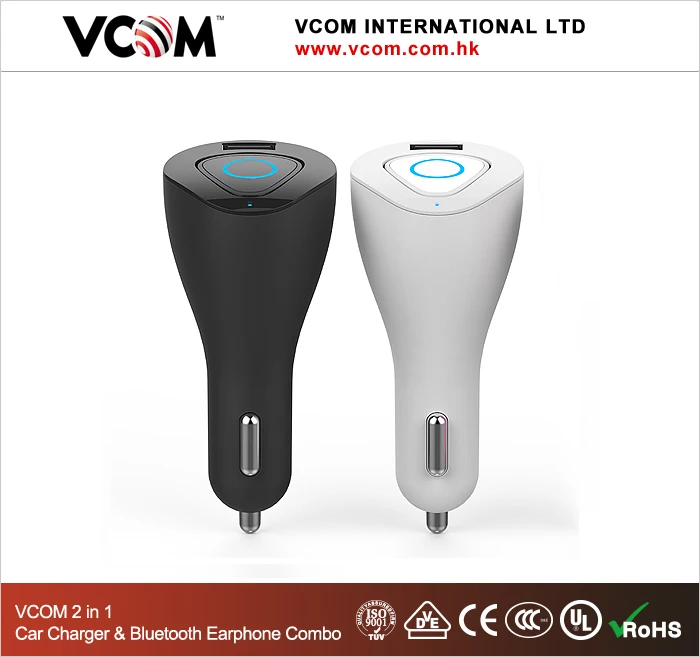 Bluetooth Hands-Free Гарнитура С Автомобильное Зарядное Устройство Usb