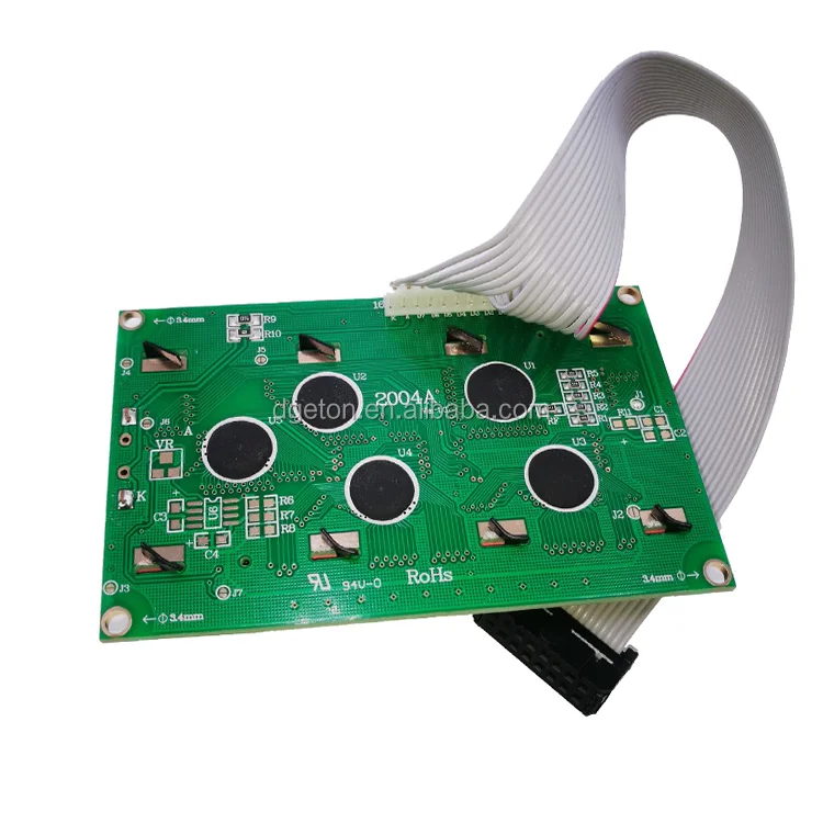 5V yellow green 20x4 Character LCD Module Display