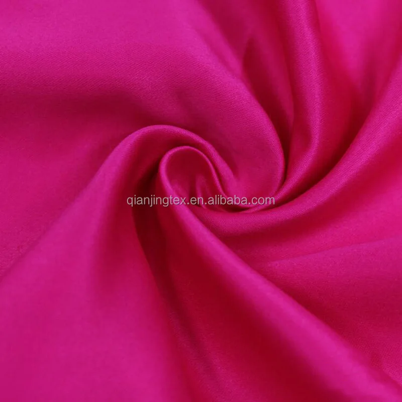 
Factory price high quality 94% polyester 6% spandex shiny stretch thick satin fabric 
