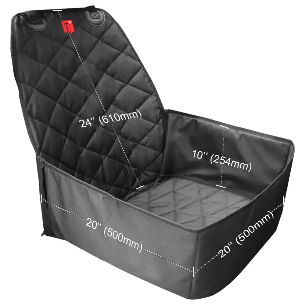 Водонепроницаемые Нескользящие чехлы из ткани Оксфорд для передних сидений автомобиля 600D для сидений авиатора и собак, кошек