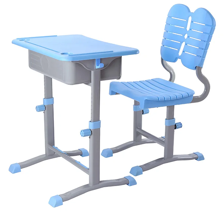 Popular primary school furniture high quality student table and chairs set for classroom
