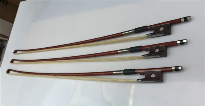 wholesale  china cheapest wooden  violin bow horse hair 1/8-4/4
