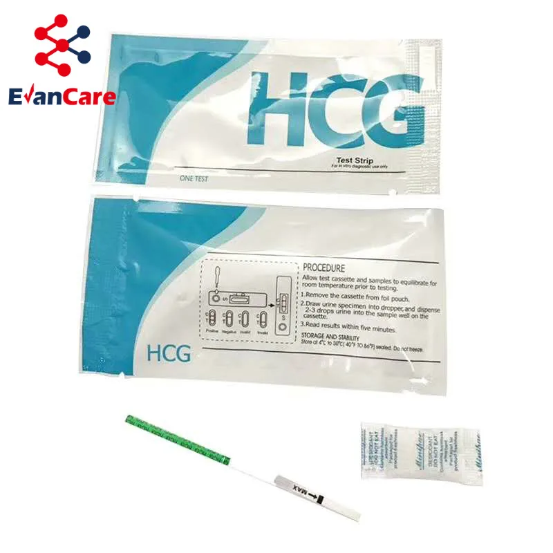  Хит продаж 2019 набор для быстрого тестирования мочи на беременность и HCG по низкой