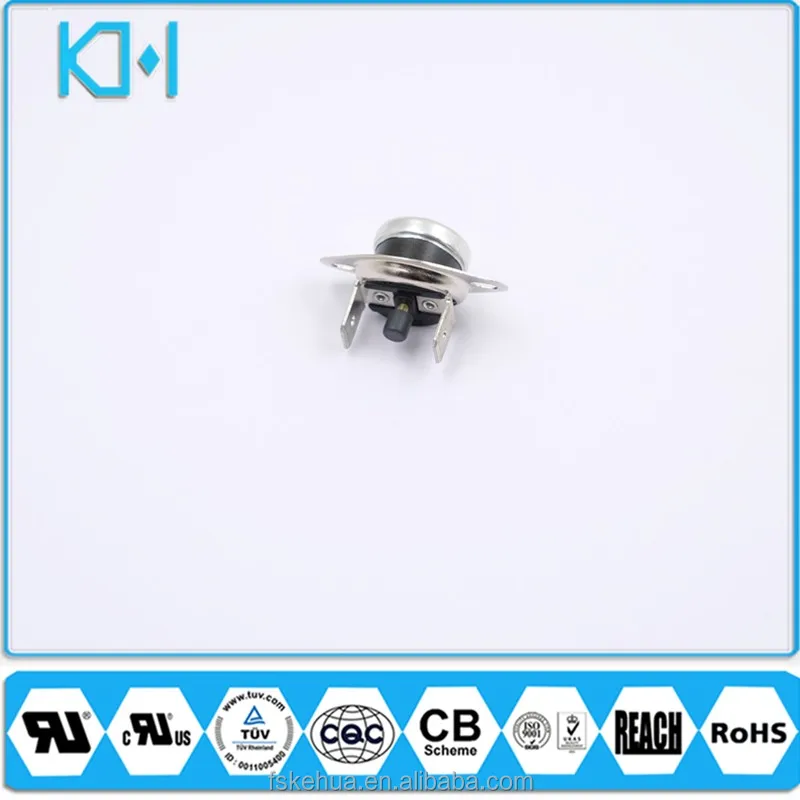 High Temperture Auto Reset Type Thermal Fuse Bimetallic Water Dispenser Thermostat KSD301 250V 10A