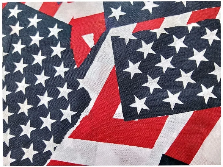 Wholesale Custom Caribbean Flag 3d Digital Printed Cotton Hip Hop Headwear Bandana