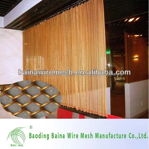 типов серебра цепь металлическая сетка занавес