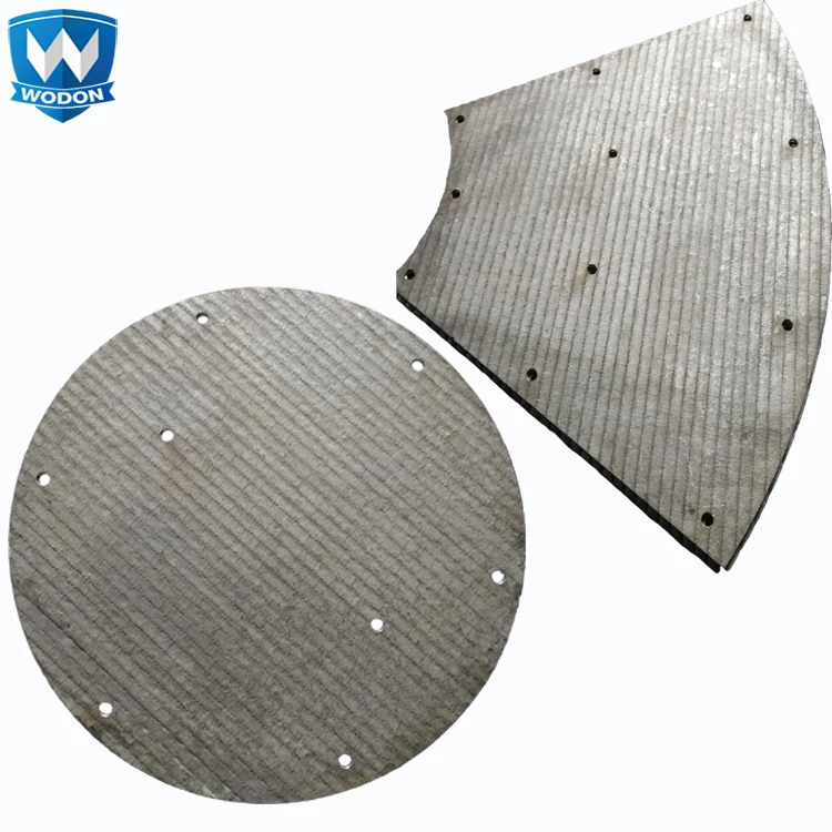 Wodon wear resistant chromium carbide compound concrete mixer plate