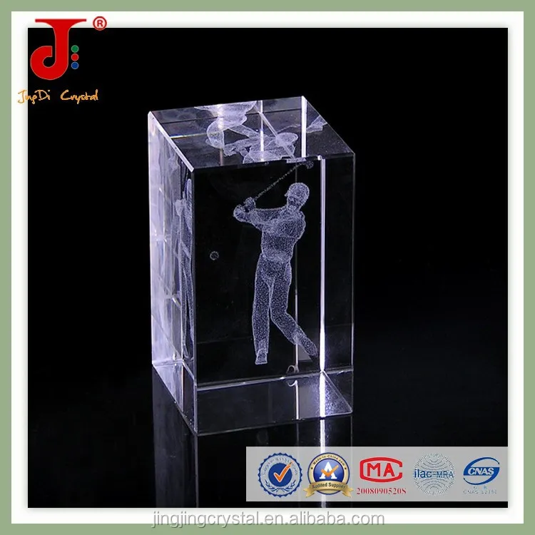 Famous square 3d glass cube laser engraver & 3d laser crystal glass cube