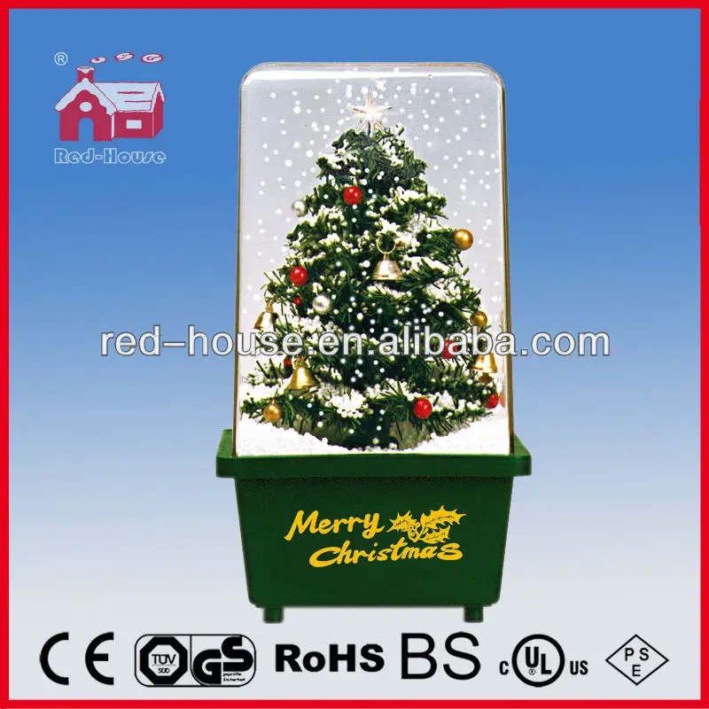 снег новогоднее украшение с прозрачный корпус пластиковый