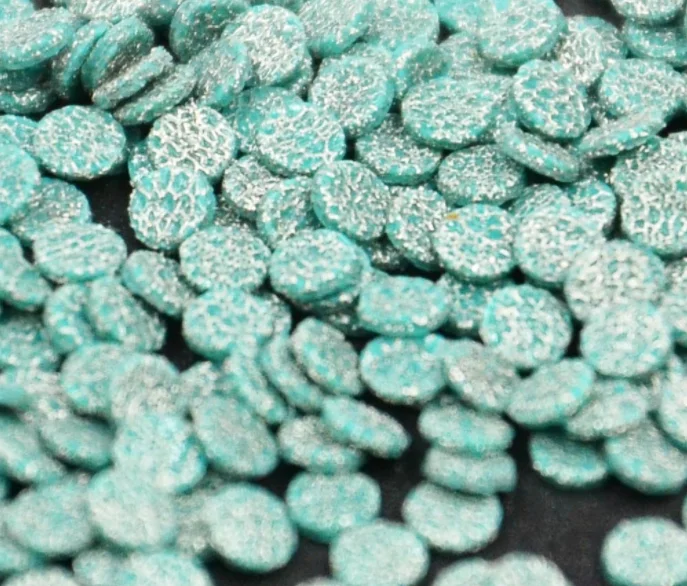 
Conductive silicone keypads and keyboards buttons with green conductive carbon pills 