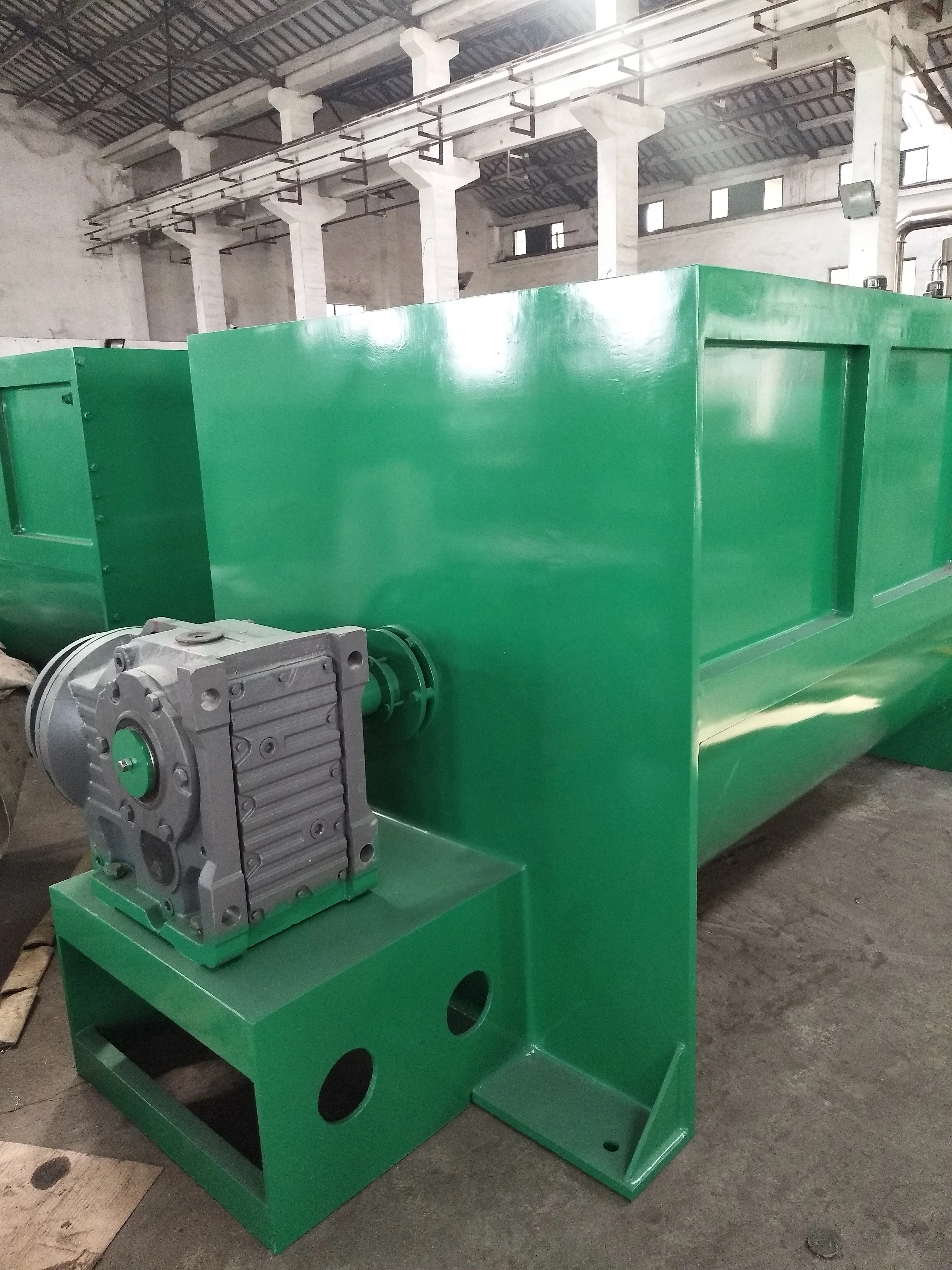 China Horizontal Double Ribbon Mixer For Dry Powder/Wood Plastic Mixing Machine/Horizontal High Speed Mixer For The Industry