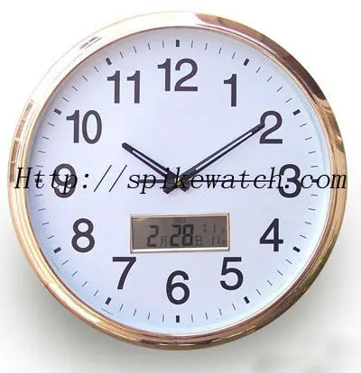 Square Style Plastic Frame Digital Promotional Wall Clocks