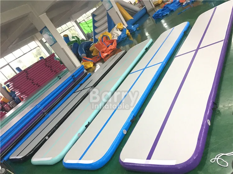 Воздушная дорожка китайского производства, надувной напольный матрас 6 м, коврик для прыжков в тренажерном зале, гимнастический надувной воздушный трек для тренажерного зала