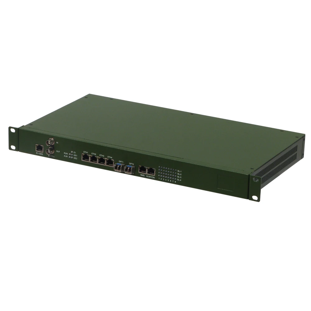 
voice over fiber optical pcm multiplexer 30 lines FXS FXO over IP 