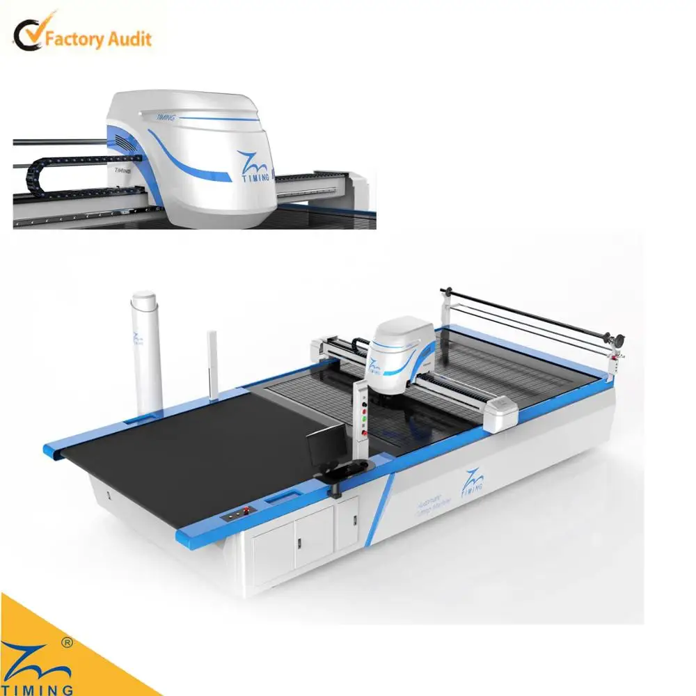 
Automatic Computer Fabric Cutting Machine New Year Promotion Price 