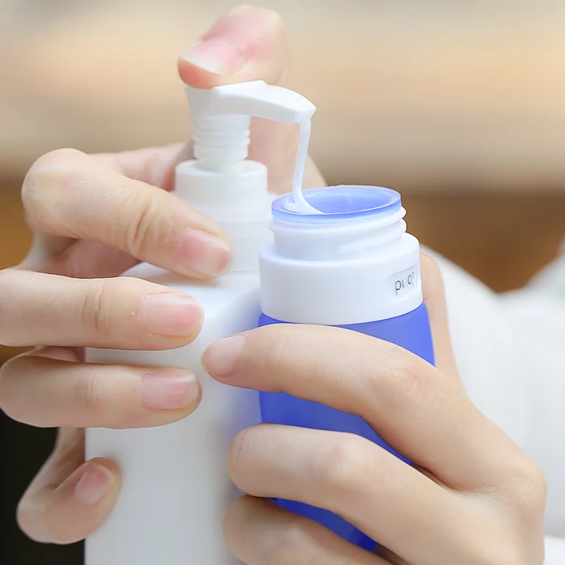 
travel silicone bottle silicone travel bottle set travel shampoo bottle set 