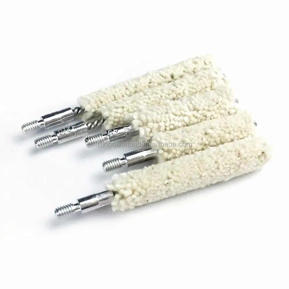 Набор для чистки пистолета Funpowerland, 16 шт., для любых ручных пистолетов калибра 22, 357, 38, 9 мм, 40, 44, 45