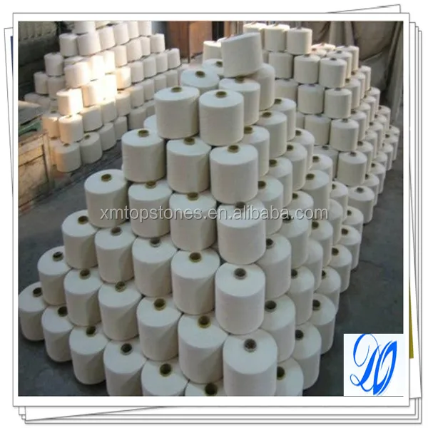 65/35 RW combed polycotton yarn 20/1 for knitting