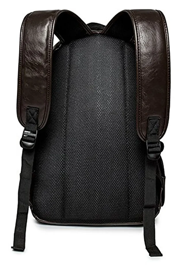 ISO BSCI factory eco friendly wholesaler bearing 20kgs waxed PU laptop backpack wholesaler