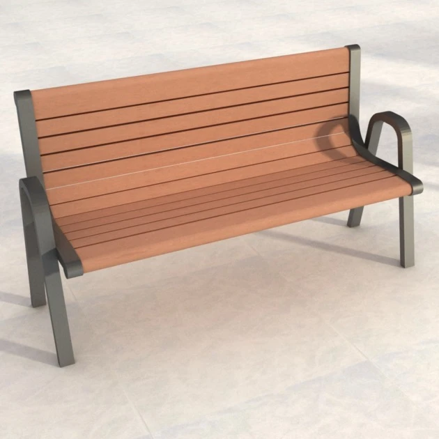 
Easy Installation WPC Outdoor Garden Bench 