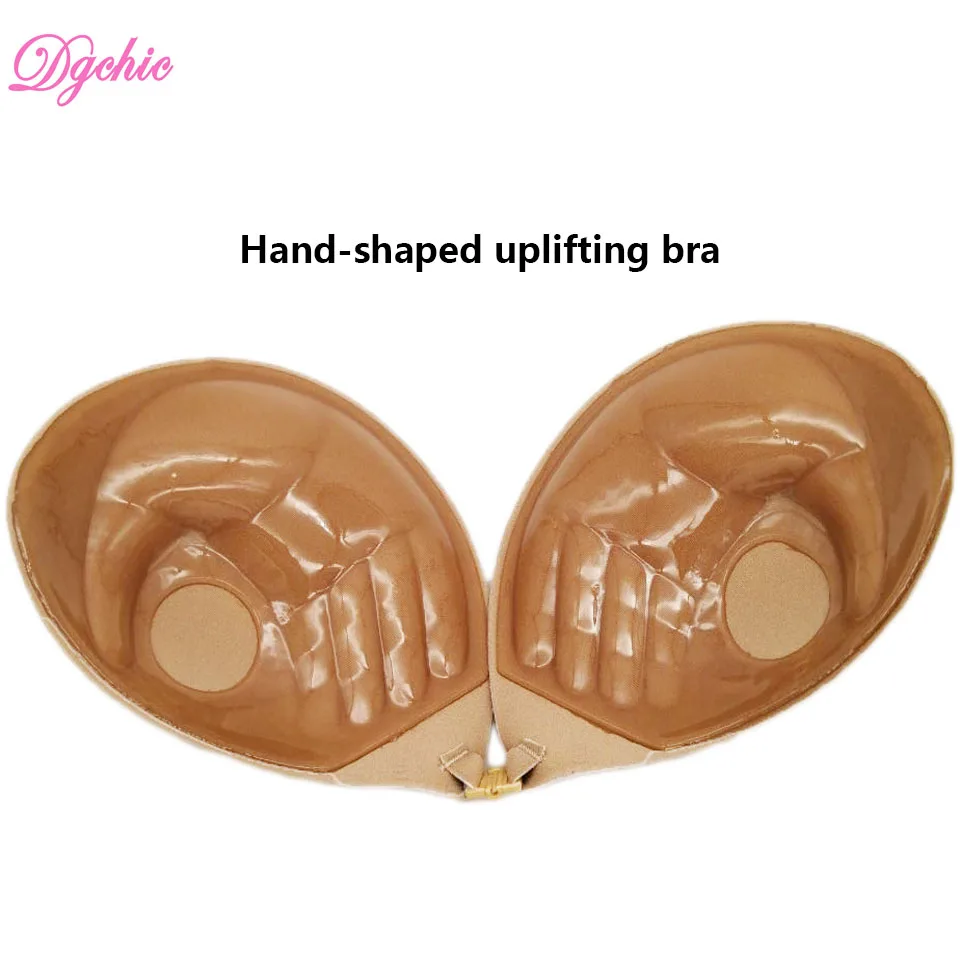
Fashion Extreme Thick Soft Padded Hand Shape Invisible Bra 