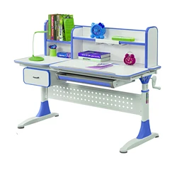 Grow  kids study table workstation with height adjustable function