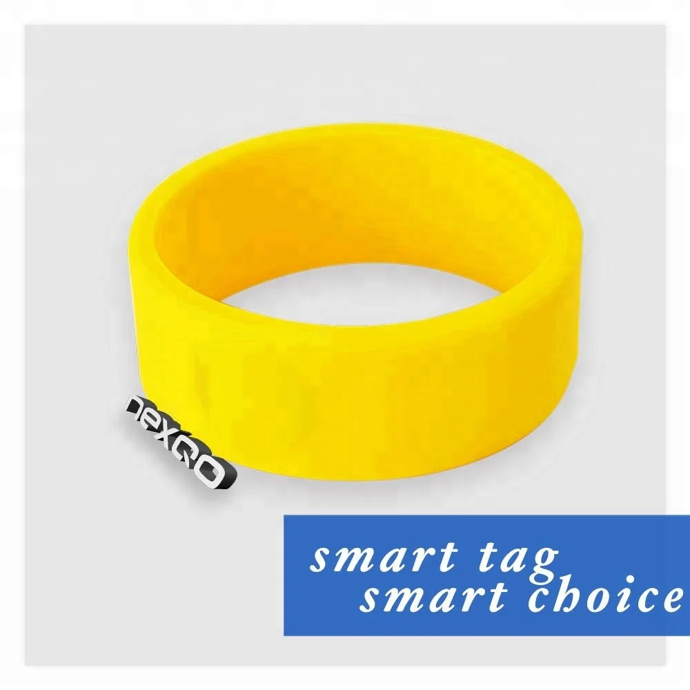 NFC Custom printing RFID silicone bracelet