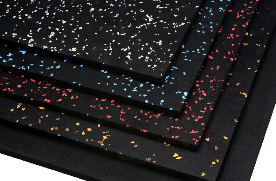 
Hawkeyfitness non-toxic crumb rubber gym mat rubber flooring 