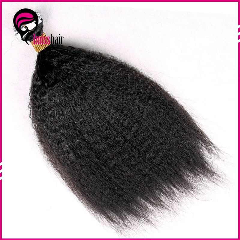 wholesale high quality kinky straight tape hair