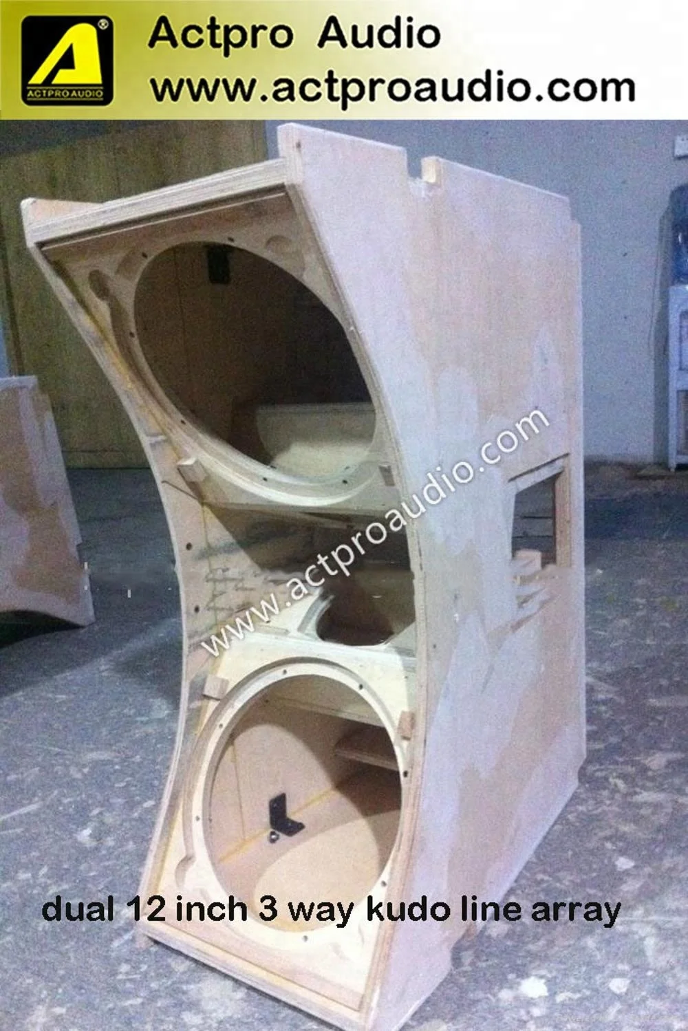 KUDO line array speaker dual 12 inch three way line array speaker