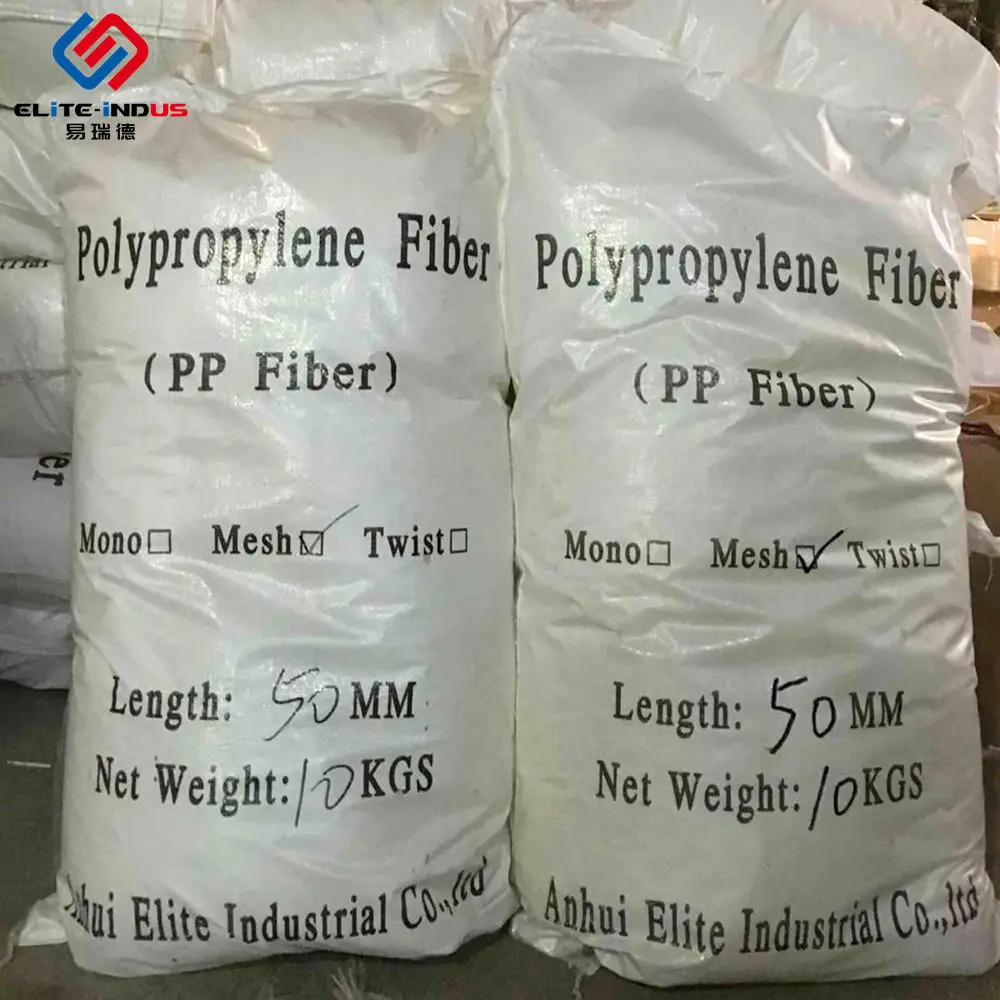 Fibrillation Split Micro Polypropylene Concrete Fiber