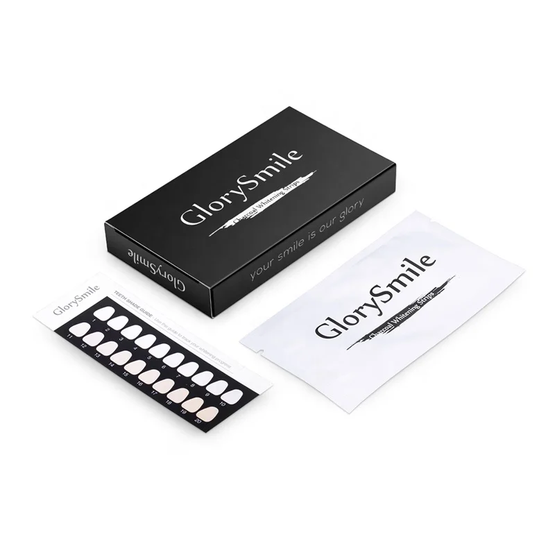 14 мешков, 2 недели лечения, белая гелевая полоска с древесным углем, полоски для отбеливания зубов с активированным углем, полоски для отбеливания зубов