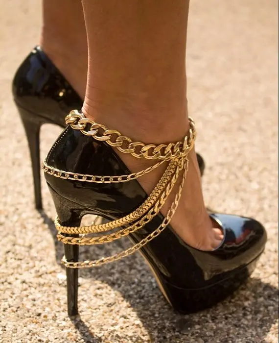 Promotion New Charm Gold Plated Anklets for Women Ankle