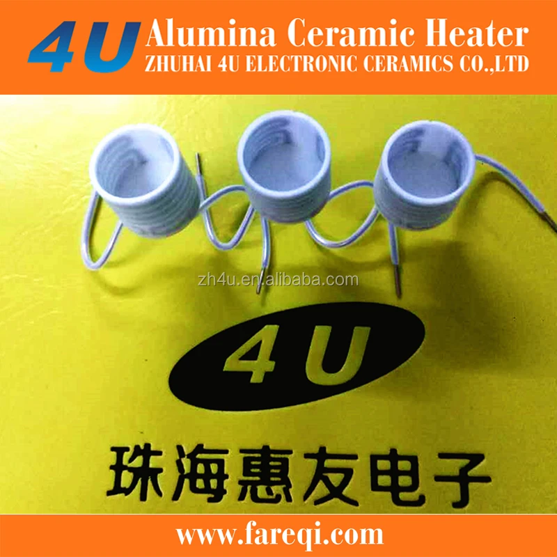 Low Voltage 3.7V 5V Ceramic 96%Alumina MCH Heater PTC