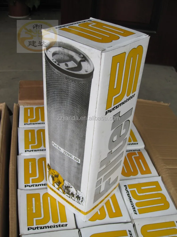 Putzmeister concrete pump spare parts filter element factory directly supply