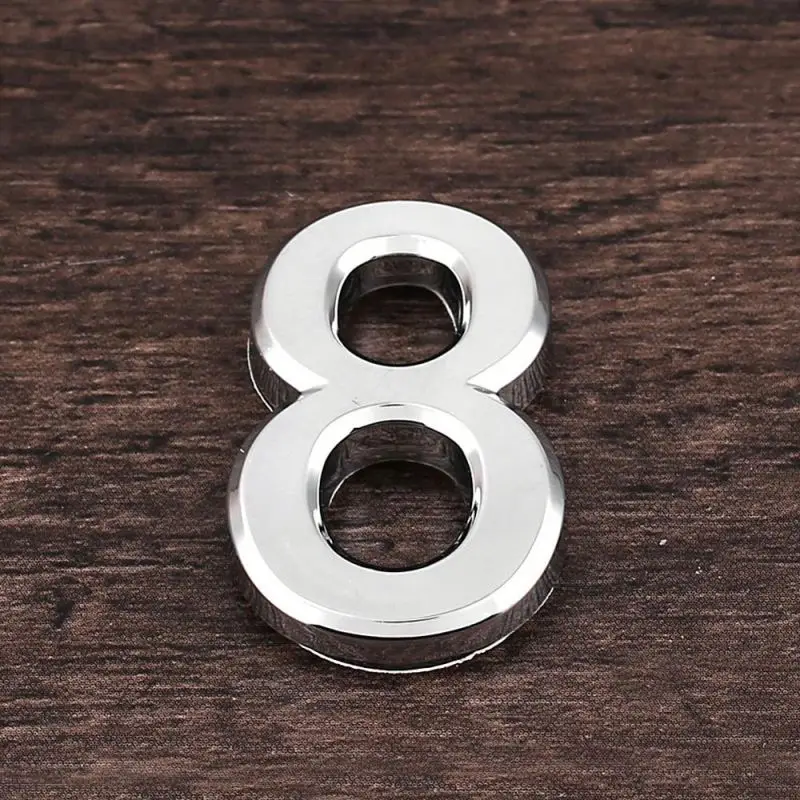 
Wholesale Plastic House number Door Address 3D Digits Numeral Plate Plaque Sign With Self-adhesiv for gate room 