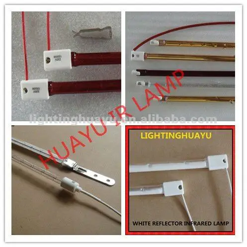 Инфракрасная нагревательная лампа с золотым отражателем 1500 Вт