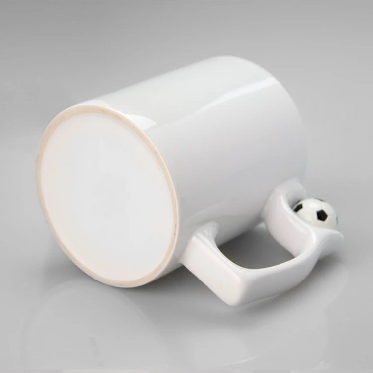 Wholesale Sublimation football mug white blanks sublimation mug supplier 11oz white