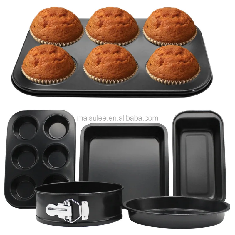 Springform and Bread Tin 6-Piece Cake Pan baking dish